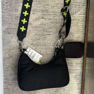 BP/wild fang black crossbody bag